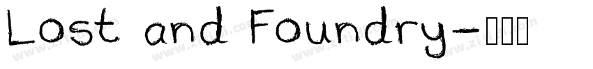 Lost and Foundry字体转换
